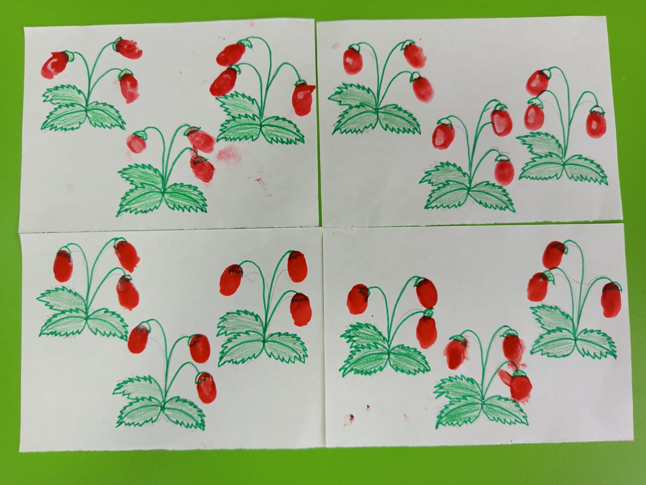 Рисование землянички