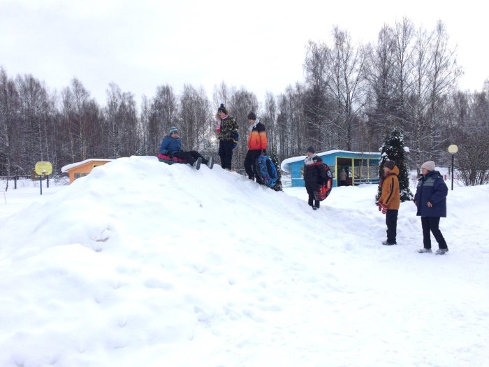 На прогулке