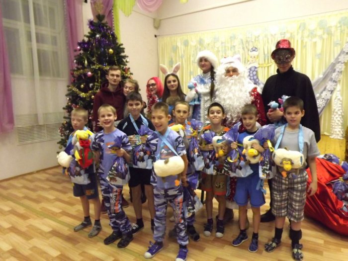 Новогоднее представление от студентов