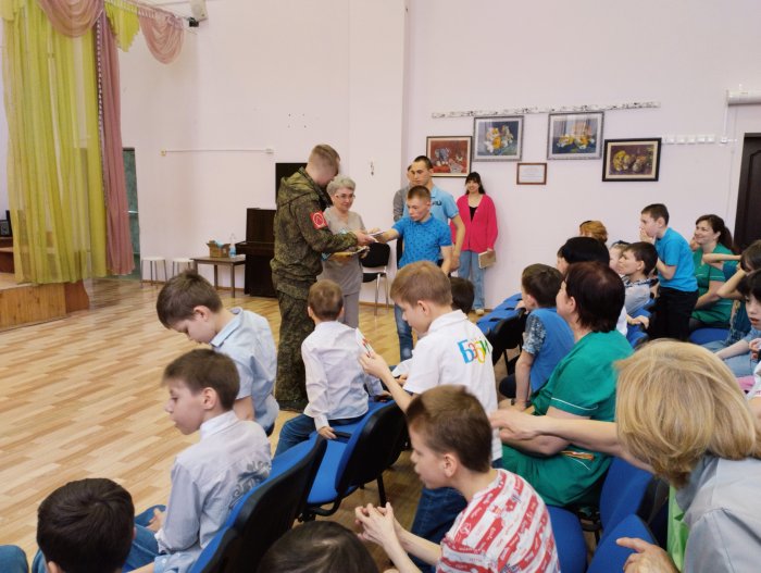 Встреча участника СВО