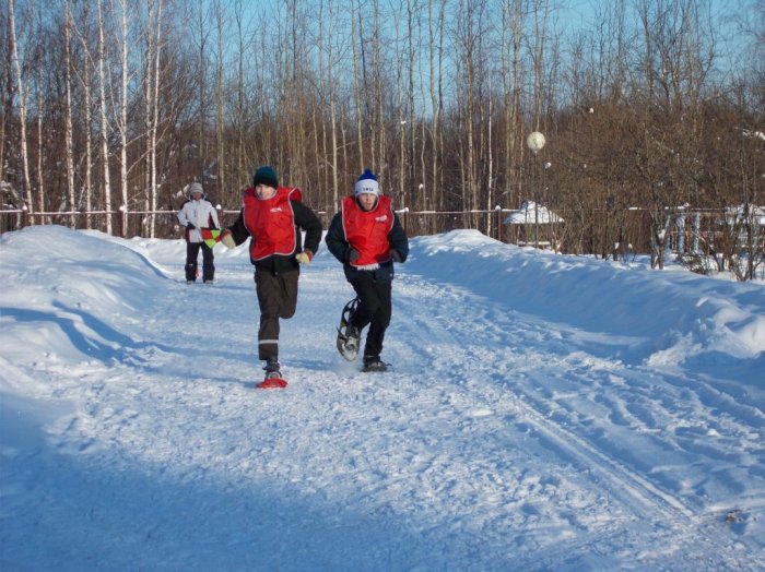 Личное первенство по снегоступингу