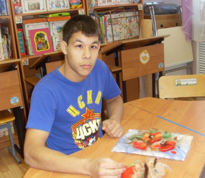 На занятиях