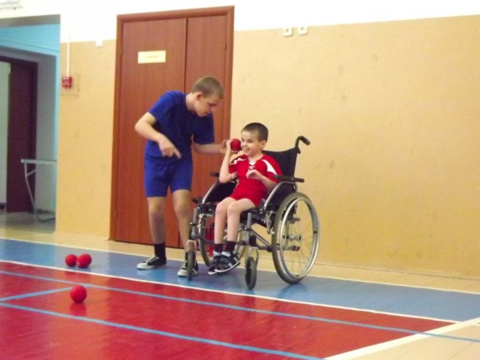 Первенство интерната по бочче