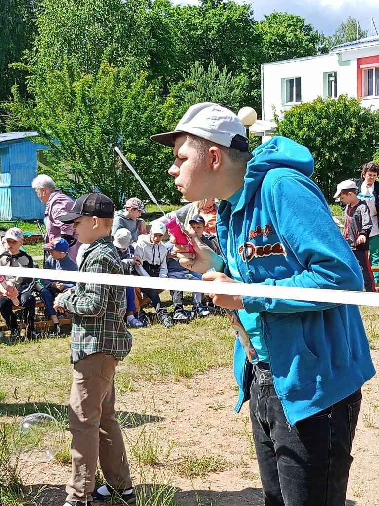 Праздник мыльных пузырей.