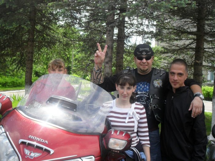 Очередная встреча с байкерами