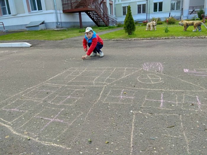 На прогулке