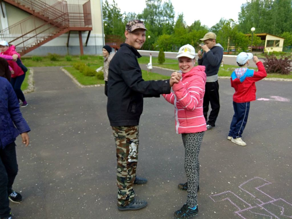 На прогулке