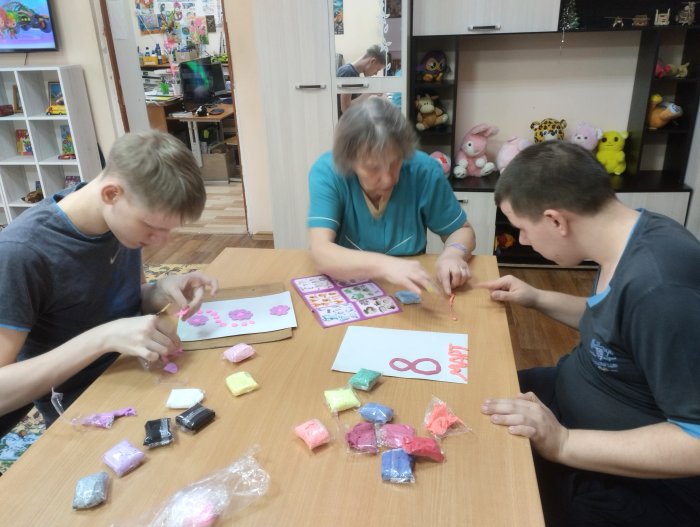 Творческий процесс в разгаре