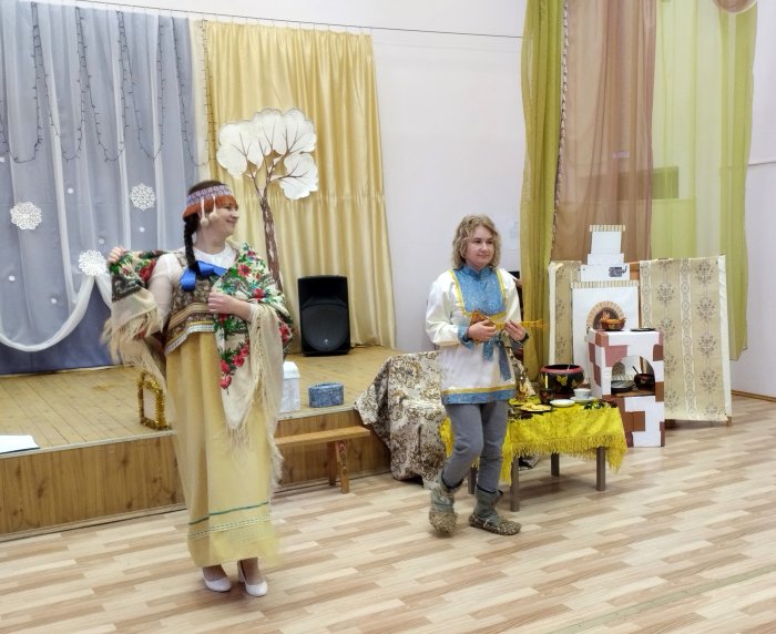 Посиделки в русской избе