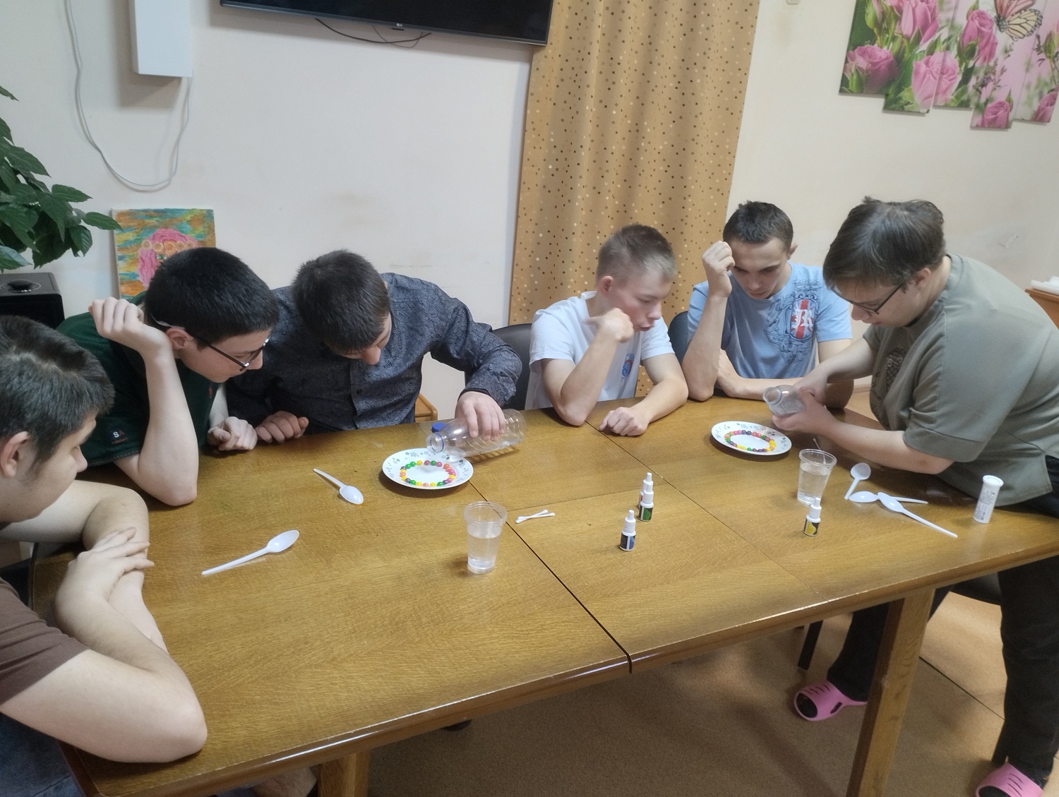 Опыты с пищевыми красителями