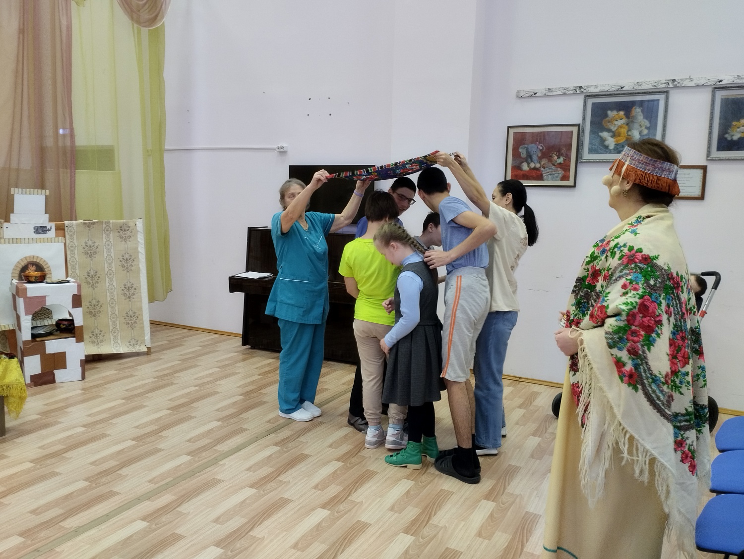 Посиделки в русской избе