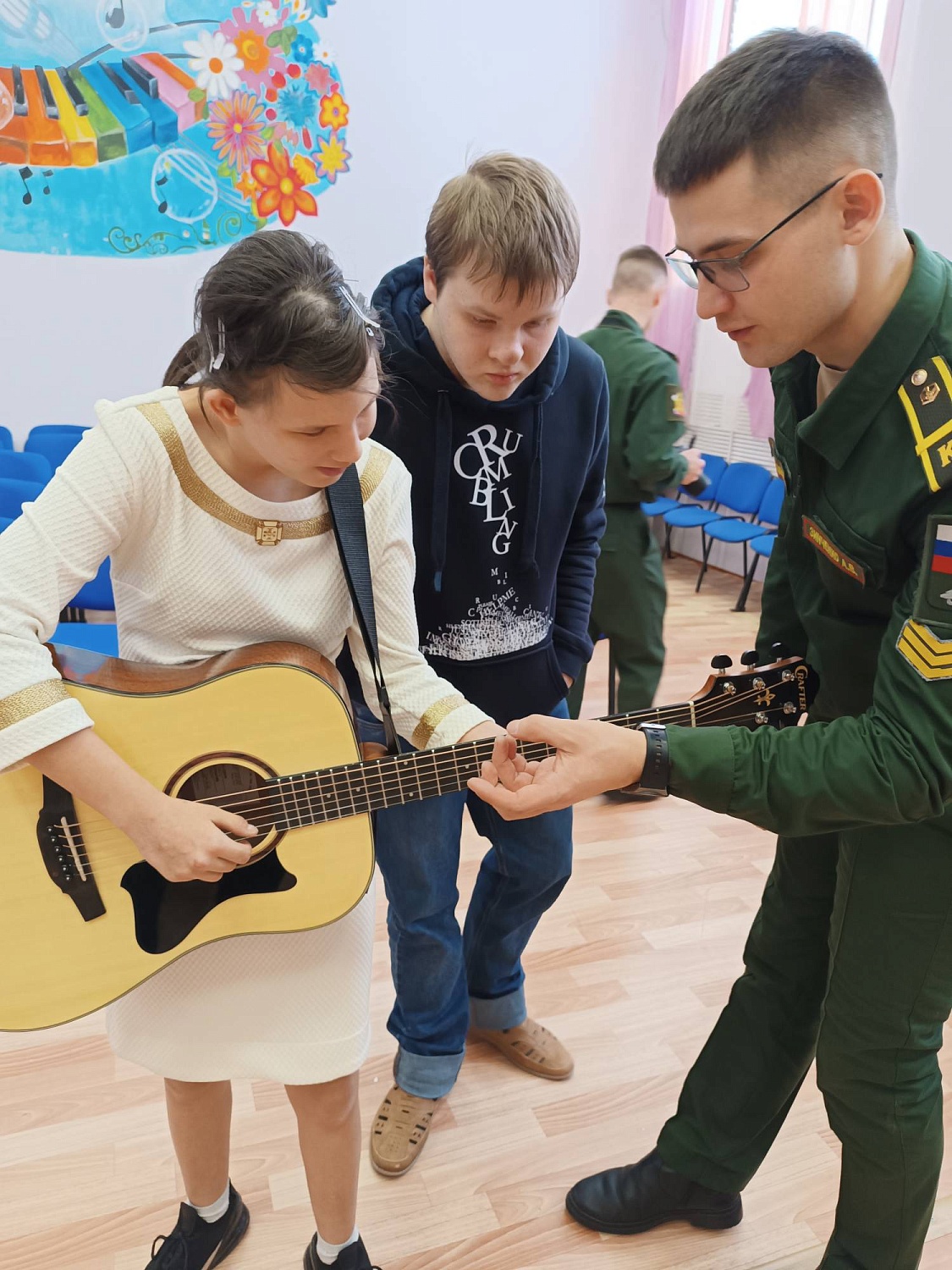 Курсанты в гостях у ребят