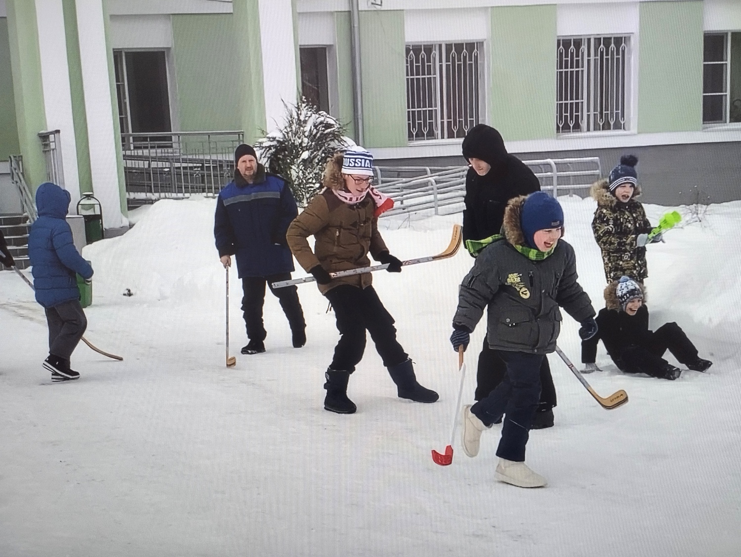 Спортивные игры на прогулке