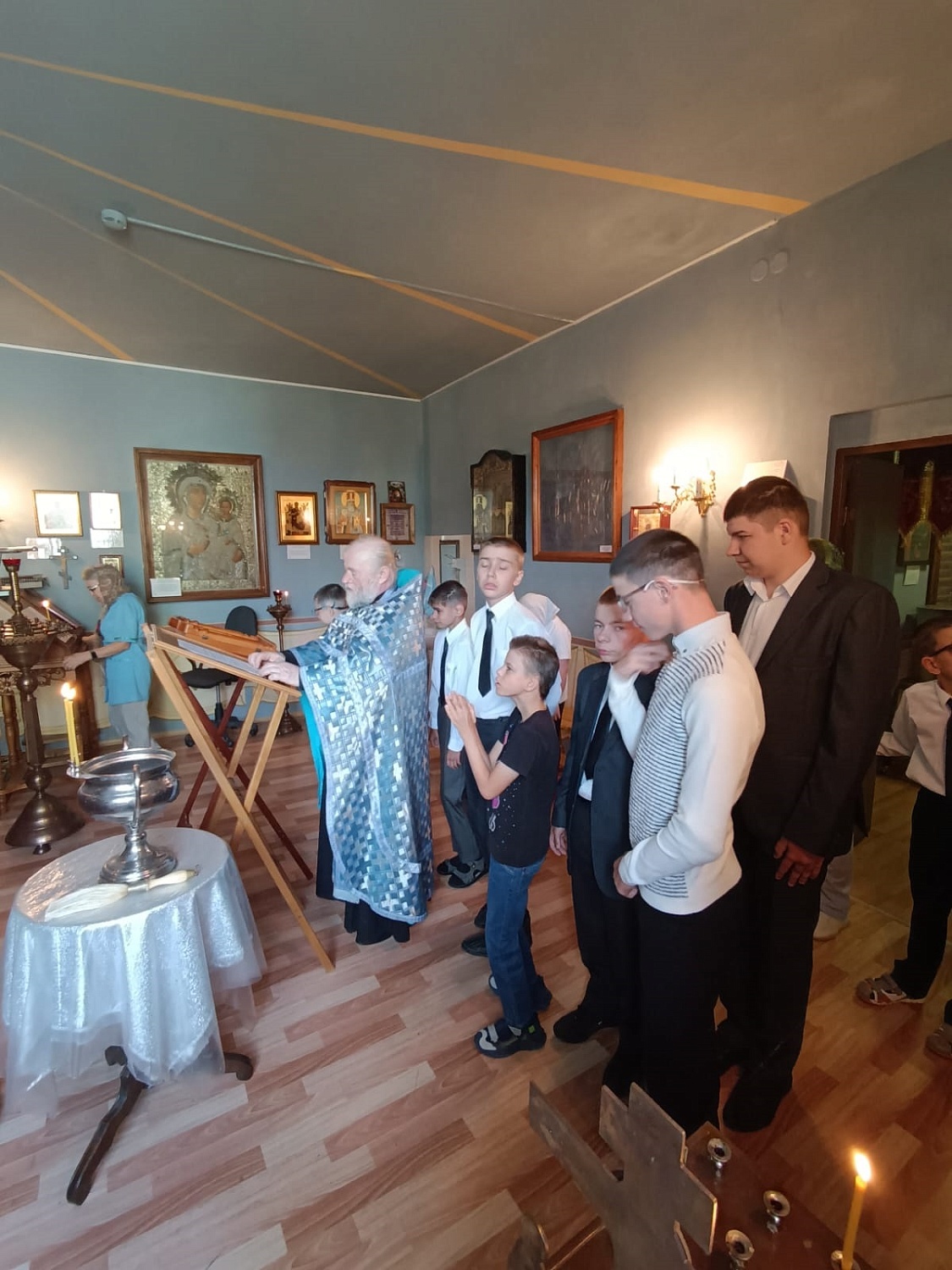 Молебен к началу учебного года.
