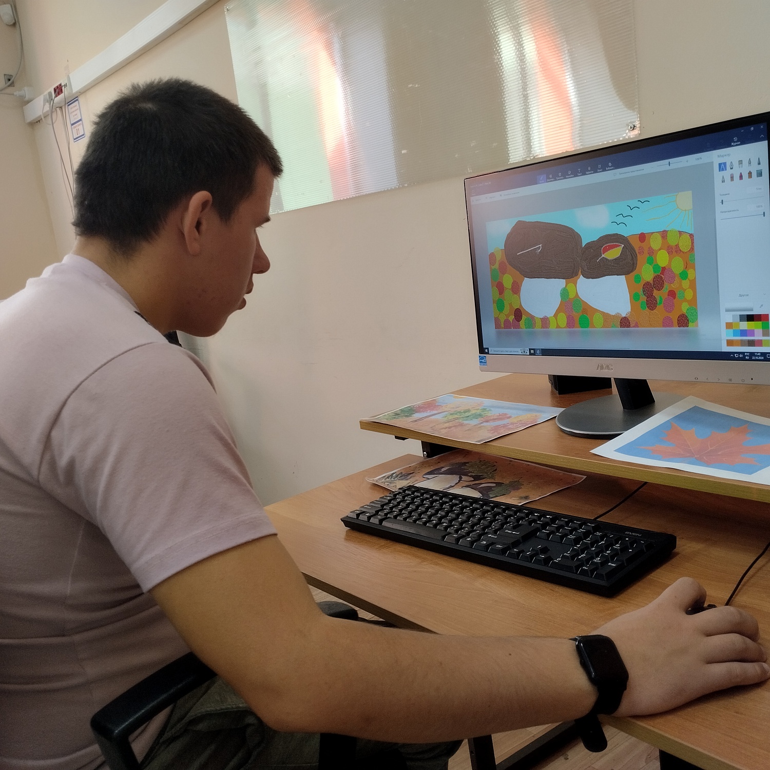 Детские рисунки на компьютере