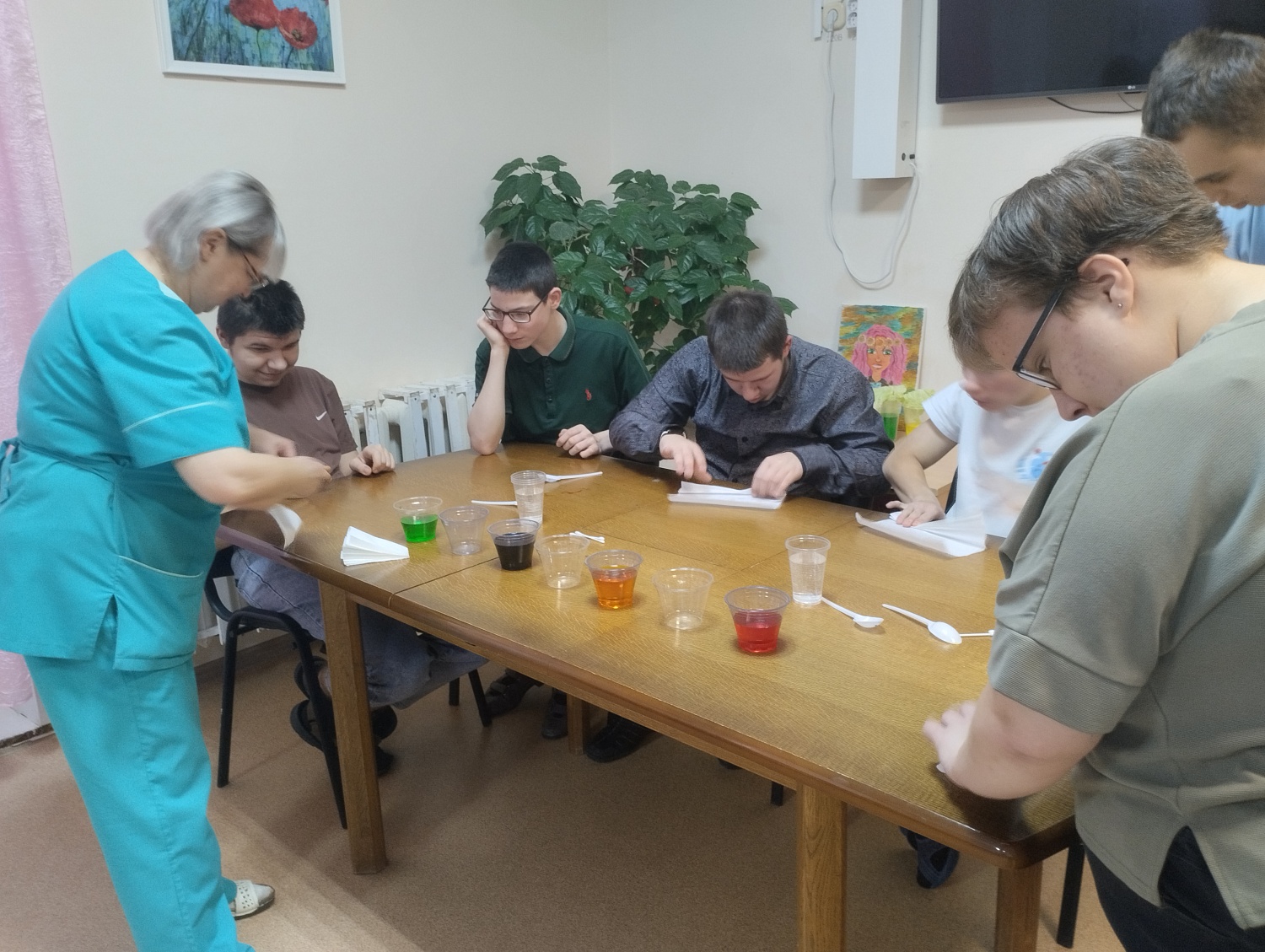 Опыты с пищевыми красителями