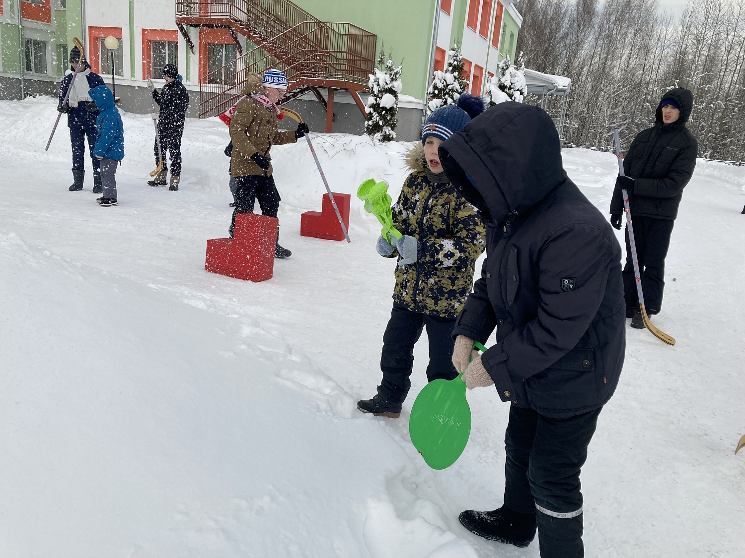 Спортивные игры на прогулке