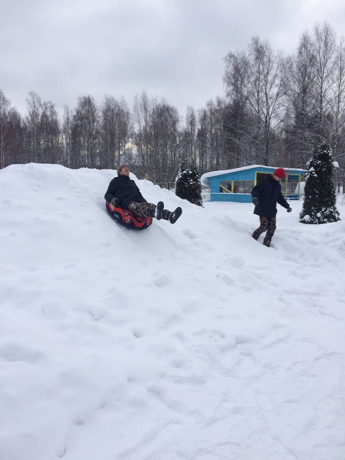 На прогулке