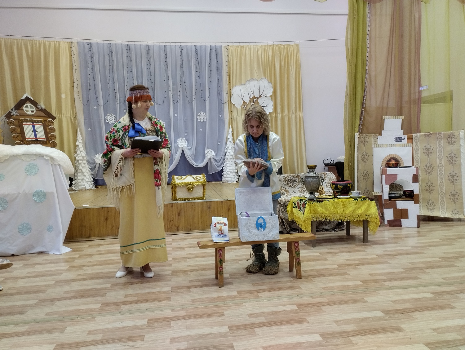 Посиделки в русской избе