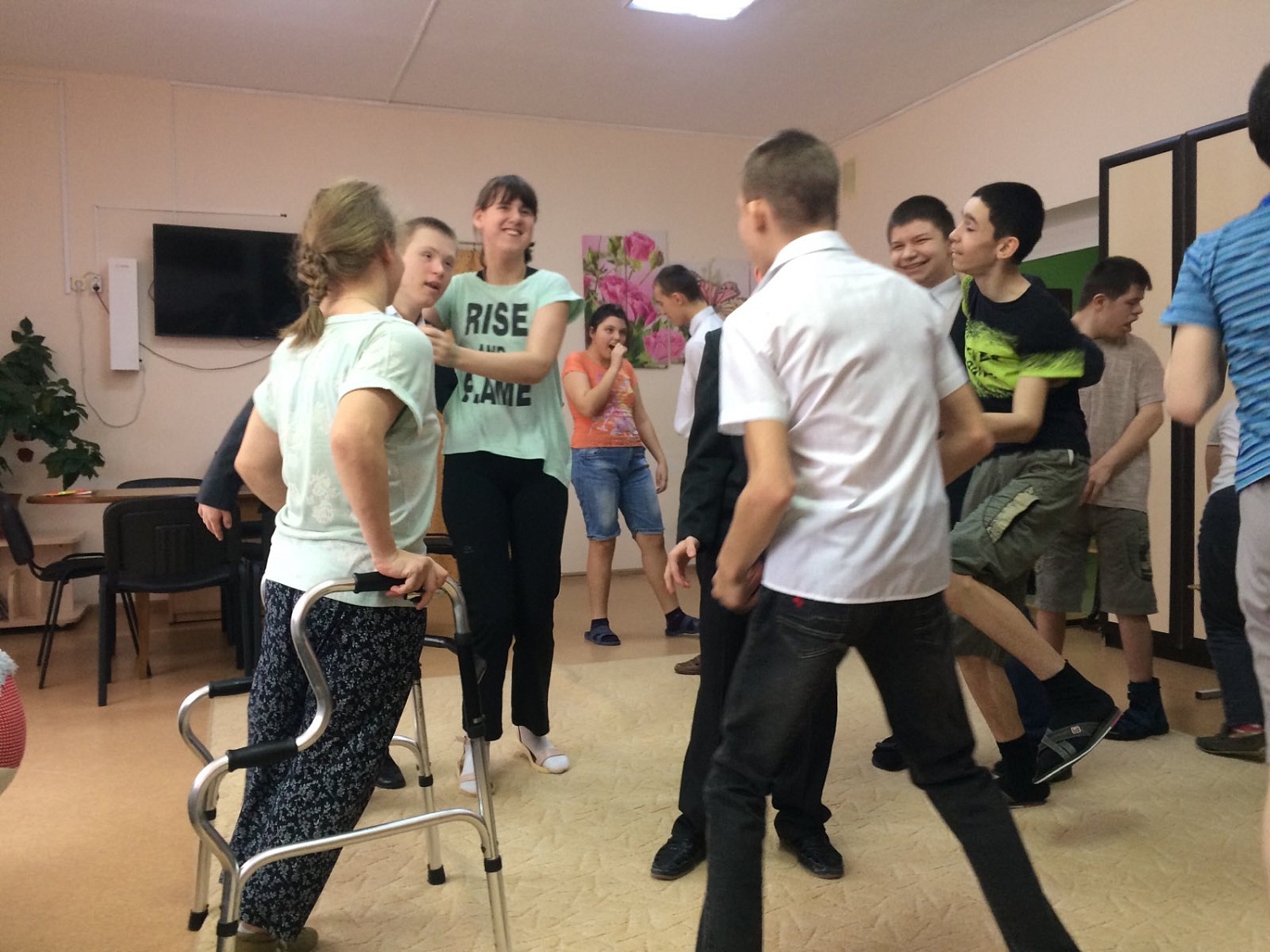 Поздравление от мальчиков