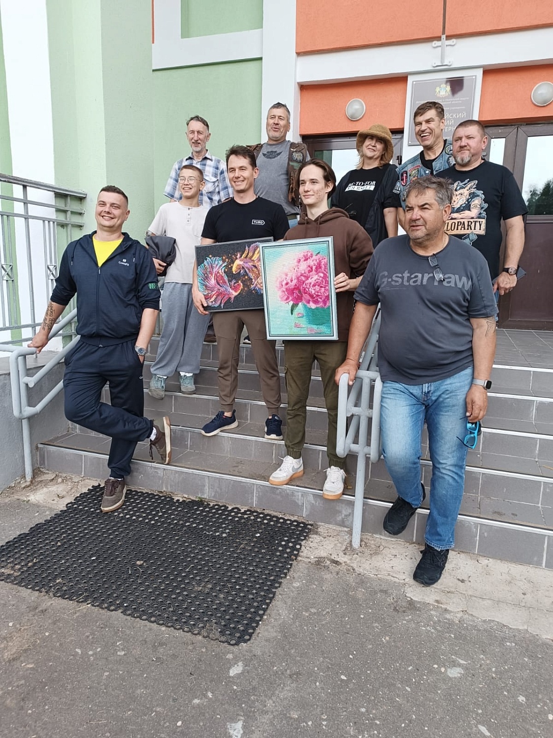 В гостях байкеры