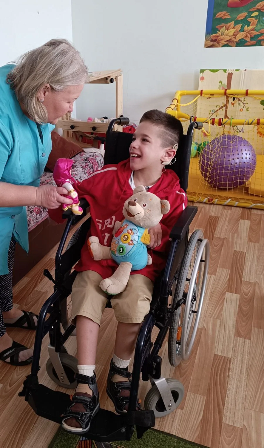 Занятие на отдлении милосердия