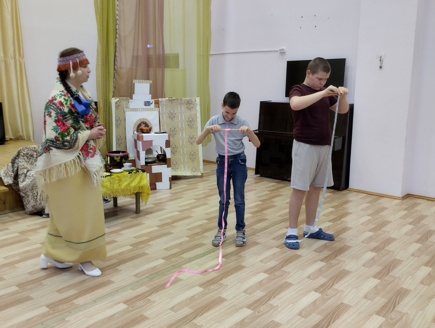 Посиделки в русской избе