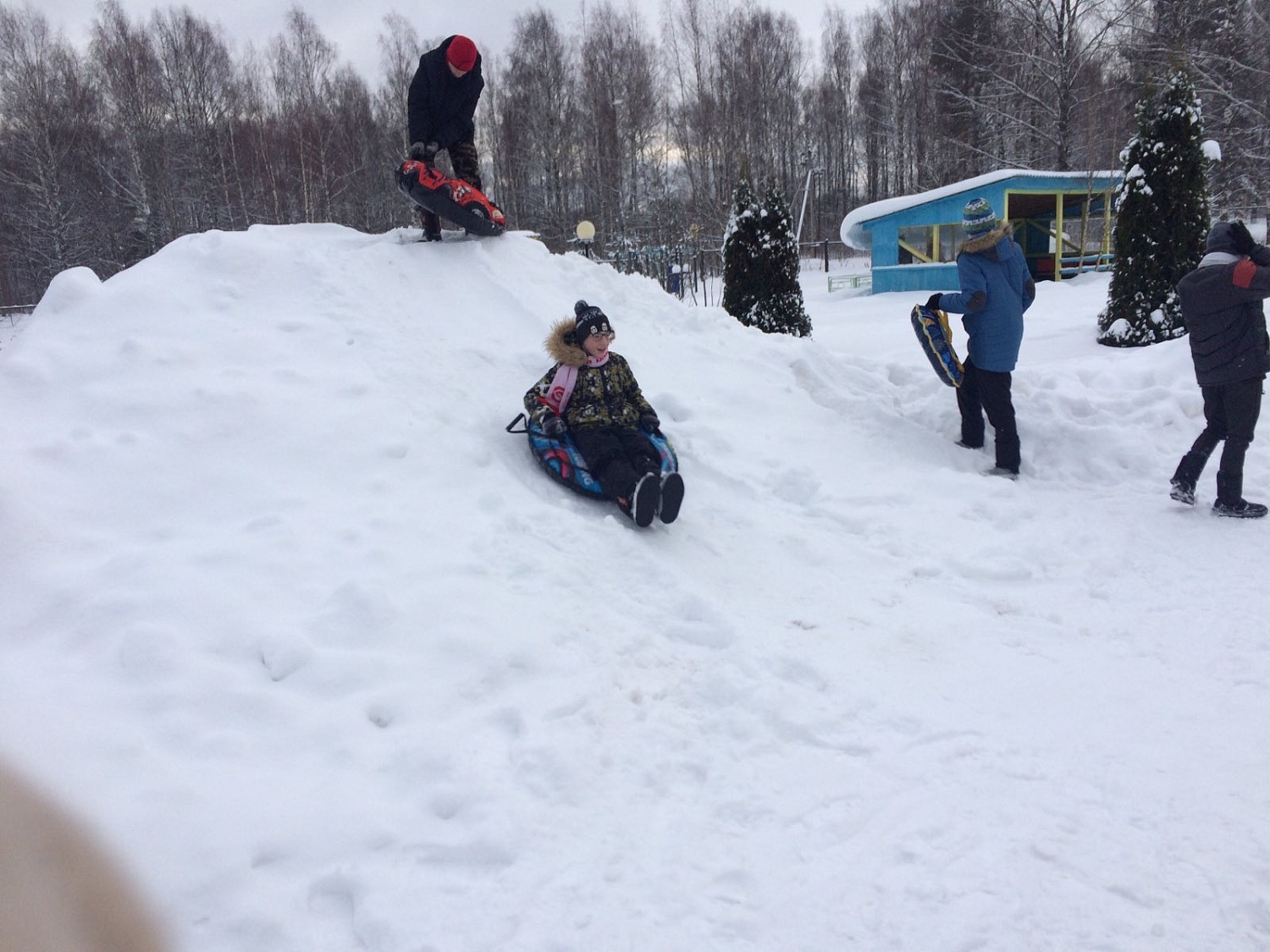 На прогулке