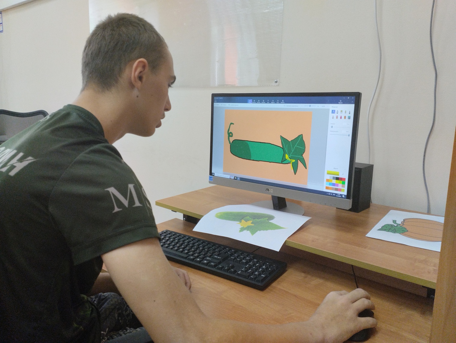 Чудо-урожай в Paint